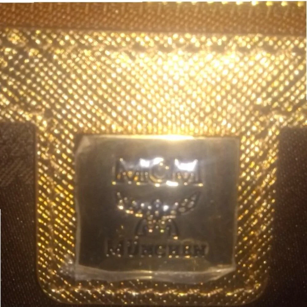 MCM Nuovo Leather Satchel with Crossbody | Gold